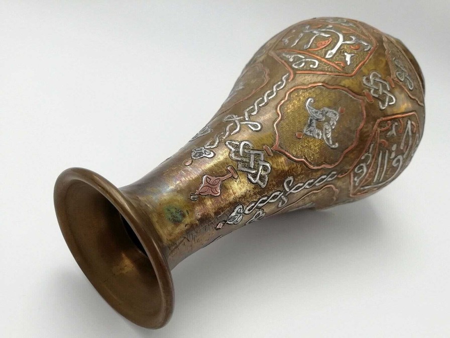 Objets EGO IMAGO | Ancien Vase Damasquin Mamelouk Xixe ? Art Ottoman