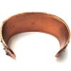 Bijoux EGO IMAGO | Vintage Solid Copper Turquoise Cuff Bracelet Sunbell