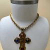 Bijoux EGO IMAGO | Henry Perichon Collier Pendentif Crucifix Style Byzantin