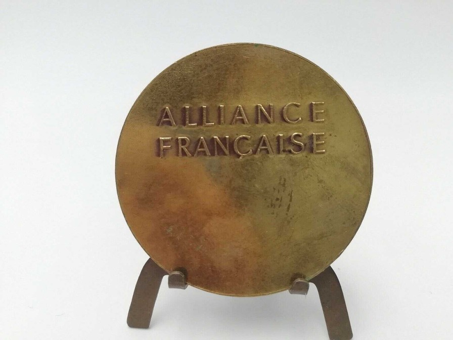 Objets EGO IMAGO | Medaille Alliance Fran Aise Par Paul Belmondo