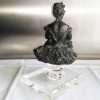 Objets EGO IMAGO | Sculpture En R Sine Figurant Une Danseuse Ballerine Assise Sur Socle En Pl Xi