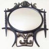 Objets EGO IMAGO | Tr S Chic Miroir Au Mascaron Poque 1940 En Fer Forg Et Bronze