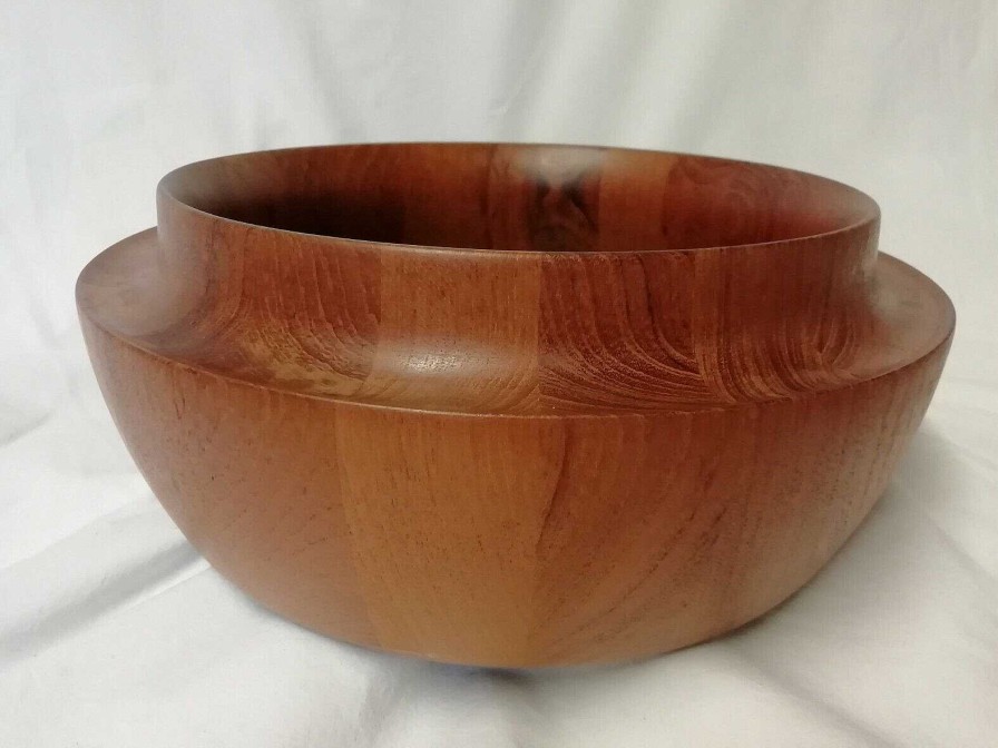 Objets EGO IMAGO | Vintage Teak Bowl Mid Century Modern Scanform Henning Koppel Attr.