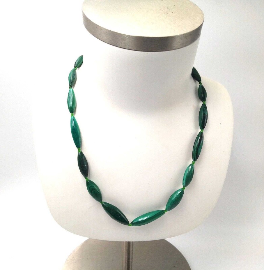 Bijoux EGO IMAGO | Ancien Collier En Malachite