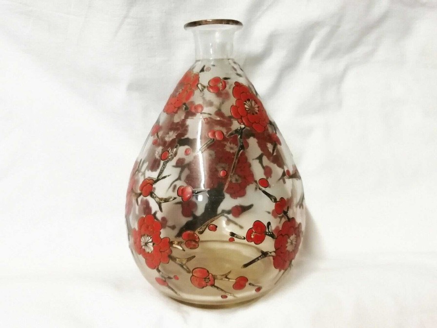 Objets EGO IMAGO | Carafe Maill E Sign E Delvaux Paris D Cor Floral Poque Art D Co