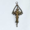 Objets EGO IMAGO | Crucifix Reliquaire De Ch Telaine En Argent Et Vermeil Poque Xixe Si Cle