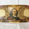 Objets EGO IMAGO | Rare Plateau Billet De 100 Francs Corneille D'Apr S L'Oeuvre De Le Feuvre