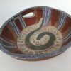 C Ramiques EGO IMAGO | Rare Large Dish By Accolay, France Circa 1960 " Snake "