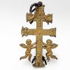 Objets EGO IMAGO | Ancien Crucifix Reliquaire De P Lerin Croix De Caravac En Bronze Poque Xixe