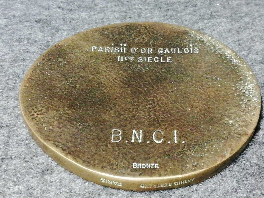 Objets EGO IMAGO | M Daille En Bronze : Parisii D'Or Gaulois - B.N.C.I -Par Arthus Bertrand