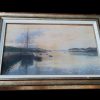 Tableaux EGO IMAGO | Rare Tableau Pastel De G.F Vrier - Claire Obscure - Bretagne