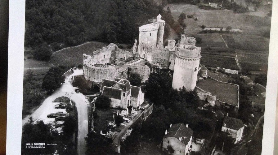 Photos EGO IMAGO | Ancienne Photo A Rienne De Louis Schmidt 1950 " Ch Teau De Bonaguil "