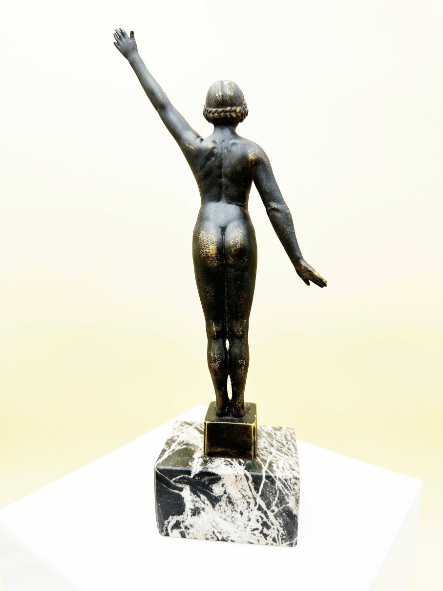 Sculptures EGO IMAGO | Epoque Art D Co Sculpture En Bronze Sign E : C . Maire