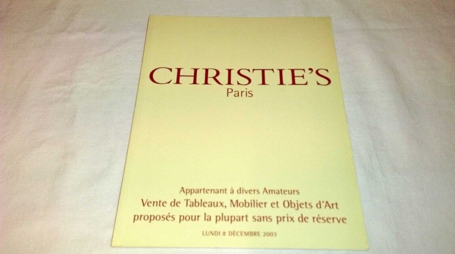 Livres EGO IMAGO | Christie'S Paris 8 D Cembre 2003