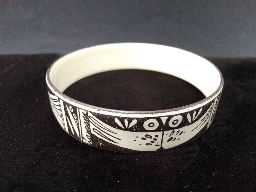 Bijoux EGO IMAGO | Bracelet Rigide En Mail Signature Identifier ? Vintage