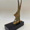 Objets EGO IMAGO | Sculpture En Bronze Figurant Une Toile Stylis E Design 1960S