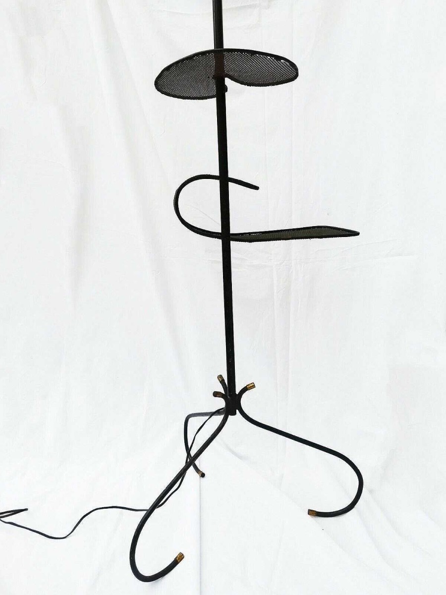 Luminaires EGO IMAGO | Rare Lampadaire En M Tal Perfor Poque 1950'S Style Mat Got, Biny, Arlus,Lunel