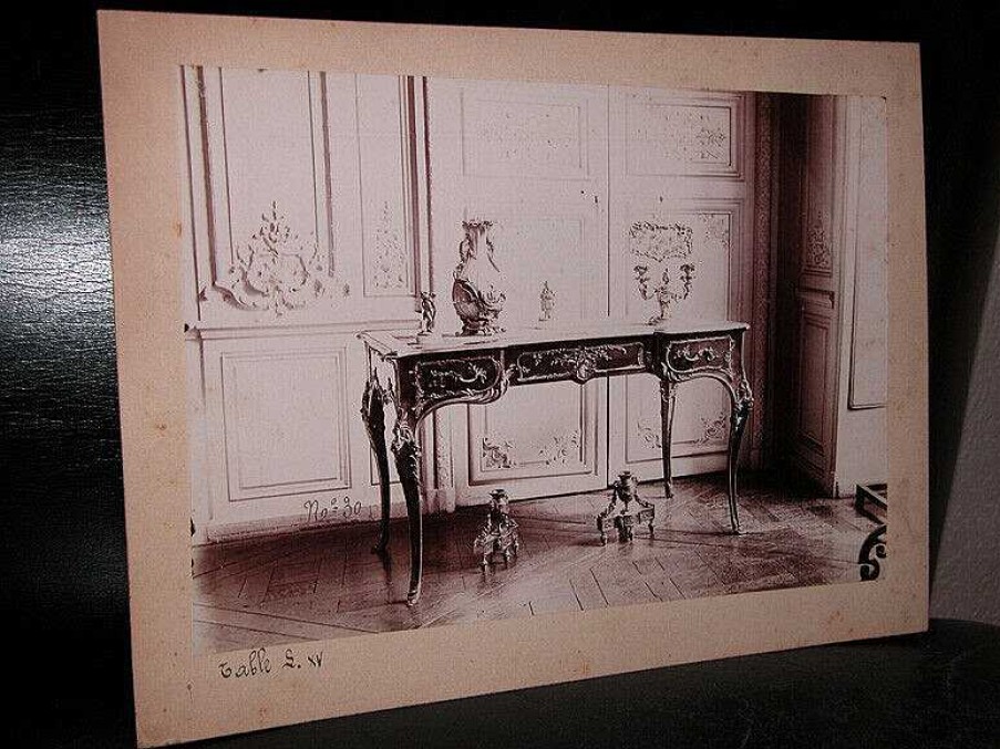 Photos EGO IMAGO | Tr S Rare Lot De 110 Photos De Meubles & Pendules Du Faubourg Xixe B Nisterie