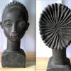 Sculptures EGO IMAGO | Africanisme Grande Sculpture En Terre Cuite Poque Art D Co