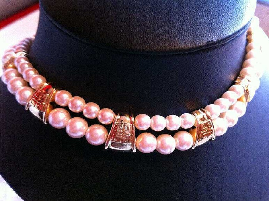 Bijoux EGO IMAGO | 1980S Givenchy Vintage Necklace Faux Pearl - Couture