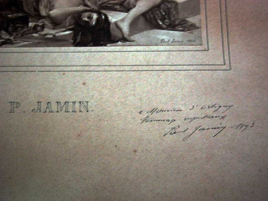 Photos EGO IMAGO | Rare Photo Originale Sign E Par Paul Jamin " Le Brenn Et Sa Part De Butin " 1893