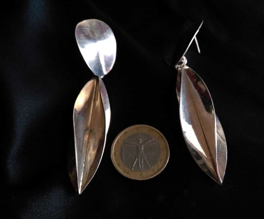 Bijoux EGO IMAGO | Paire De Boucles D'Oreilles Perc Es En Argent Massif 925 Mexico