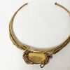 Bijoux EGO IMAGO | Original Necklace Collier Vintage 1970S ( Bijoux D'Artistes ) En Bronze Et Nacre