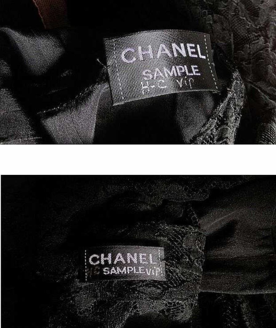 Mode EGO IMAGO | Rarissime Robe En Dentelle De Calais Sign E Chanel Sample V.I.P - Intemporel