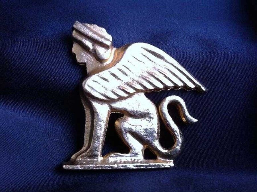 Bijoux EGO IMAGO | Tr S Chic Broche " Sphinx " Sign E Monteil Paris Vintage Num Rot E 944 / 1000