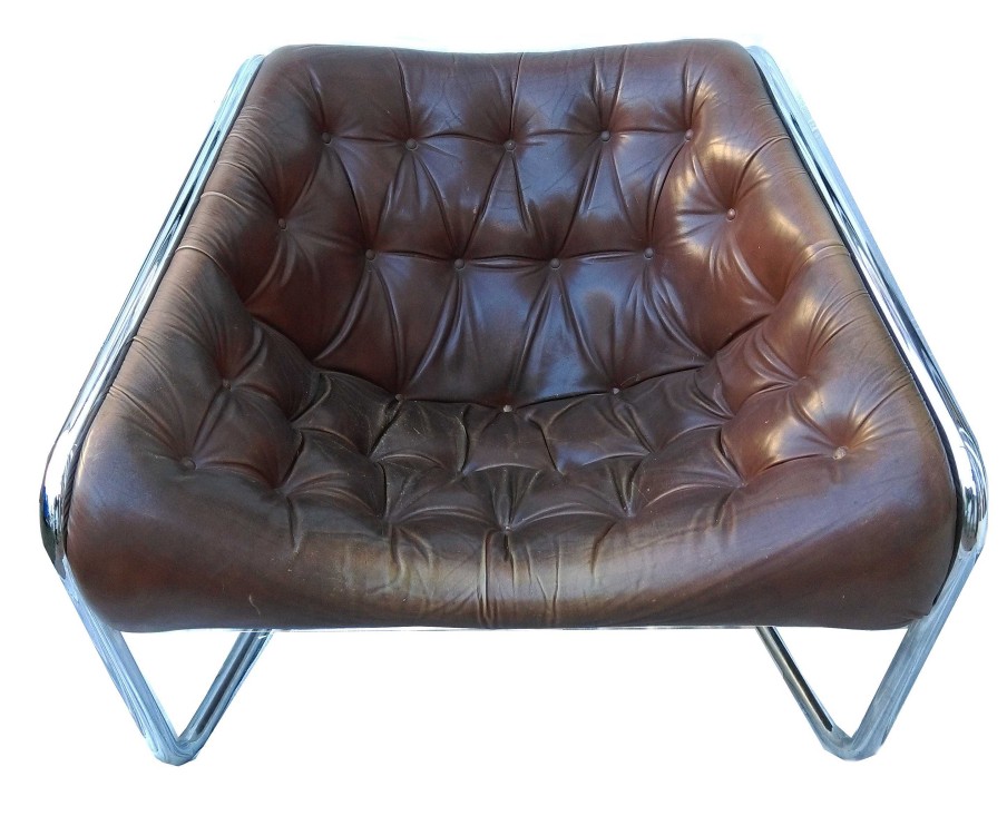 Meubles EGO IMAGO | Fauteuil " Boxer " Vintage Par Kwok Hoi Chan Pour Steiner, France, 1971