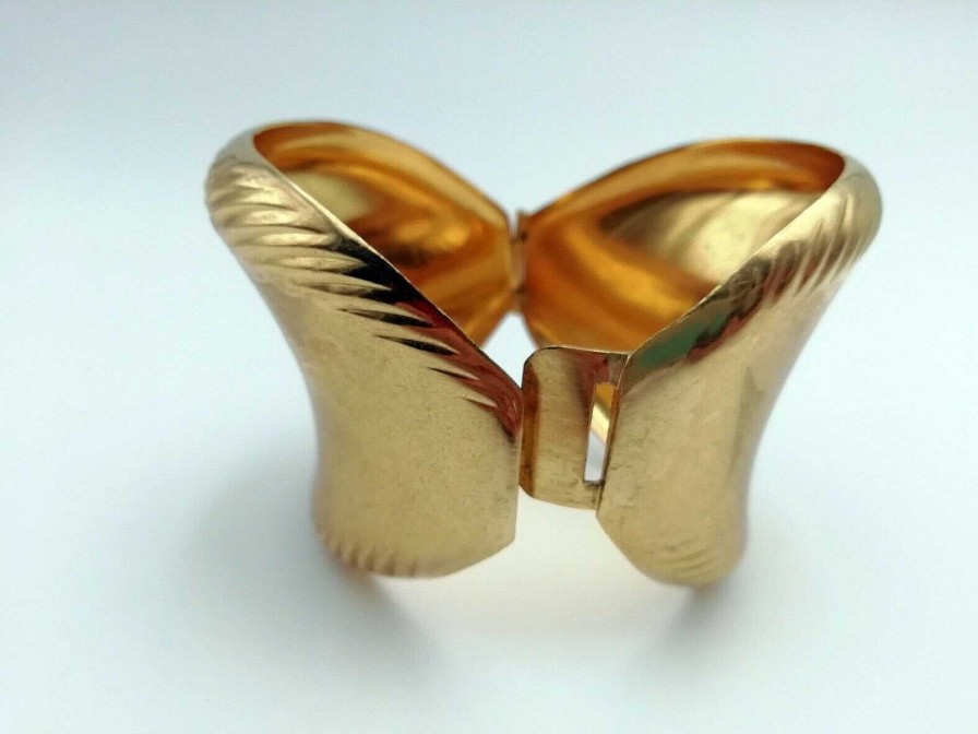 Bijoux EGO IMAGO | Vintage Butterfly Bracelet Manchette - Germany 1968 Grosse