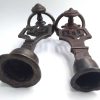 Objets EGO IMAGO | Atypique Paire De Bougeoirs En Fer Forg Cr Mone Candlestick Wrought Iron