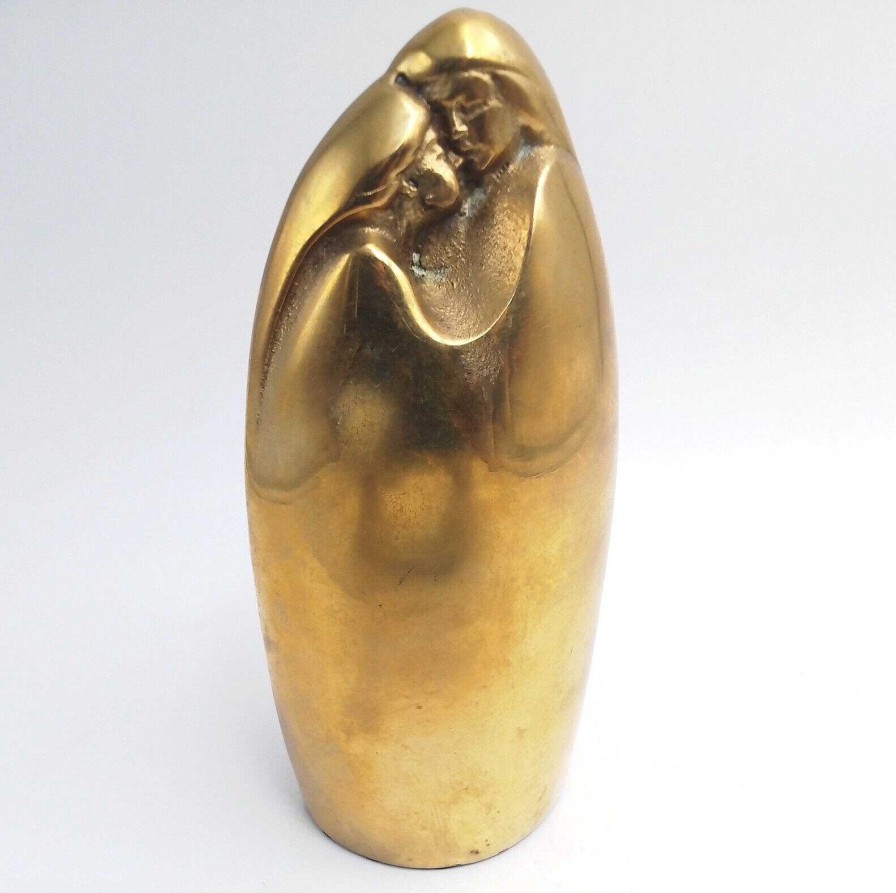 Sculptures EGO IMAGO | Sculpture En Bronze Contemporain " Couple Enlac "