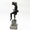 Sculptures EGO IMAGO | Poque Xixe Si Cle " Bacchante Dansant " Preuve En Bronze Patine M Daille