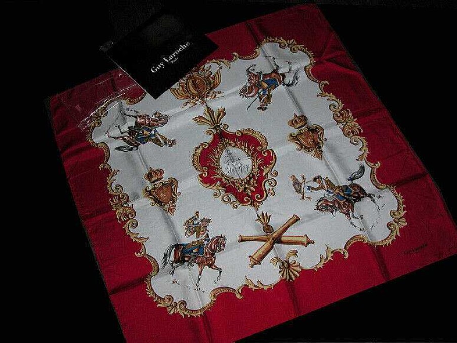 Mode EGO IMAGO | Tr S Chic Foulard 100% Soie Sign Guy Laroche Neuf Made In France