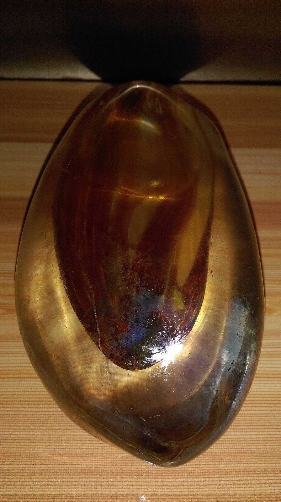 Objets EGO IMAGO | Sublime Sculpture Mangue En Verre Travail D'Artiste Non Sign E