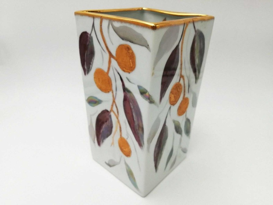 Objets EGO IMAGO | Vase En Porcelaine Cr Ation C.Olier Limoges - Piece Unique