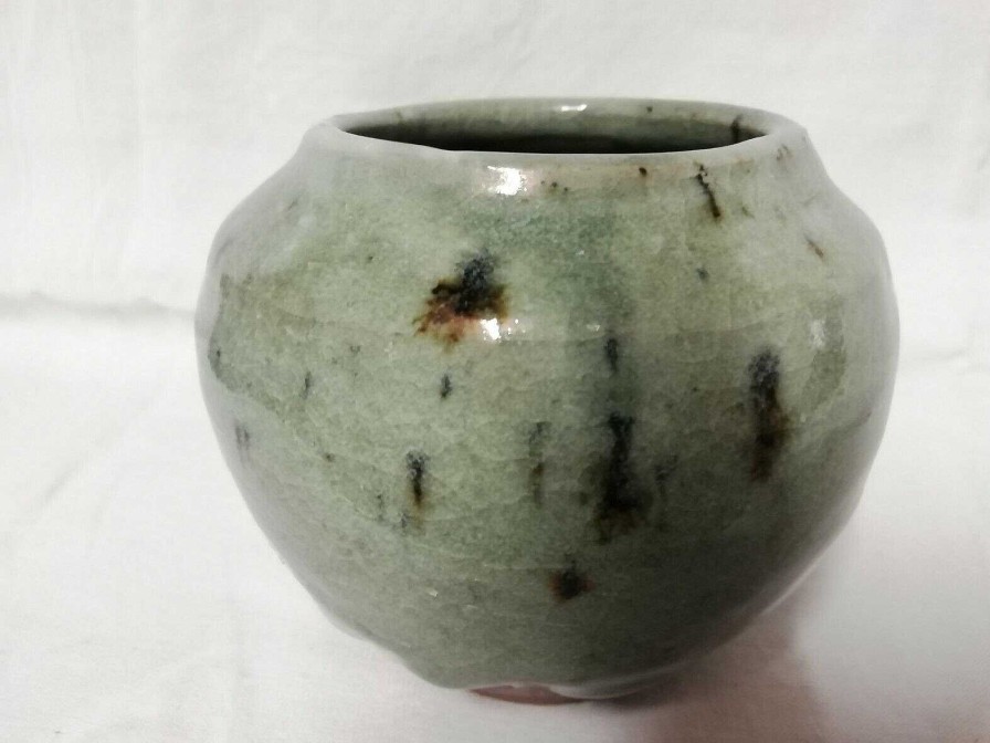 C Ramiques EGO IMAGO | Ancien Vase En Gr S Japonisant Signature Identifier ? Bor... C/M