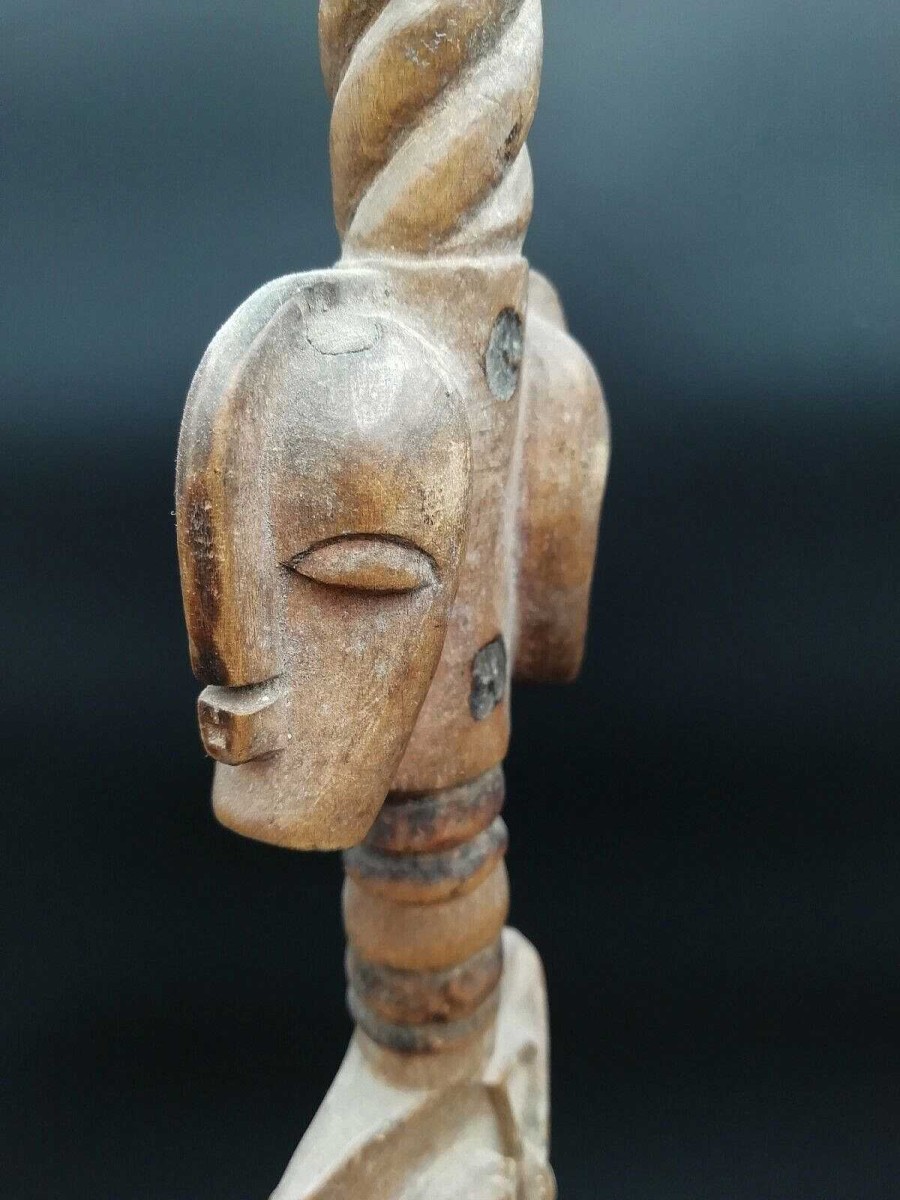 Objets EGO IMAGO | Ancien Sceptre Bi-Face De Dignitaire Songye - Rdc Zaire - Objets De Regalia