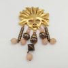 Bijoux EGO IMAGO | Broche Celine T Saxe Paris Vintage " Masque Breloques "