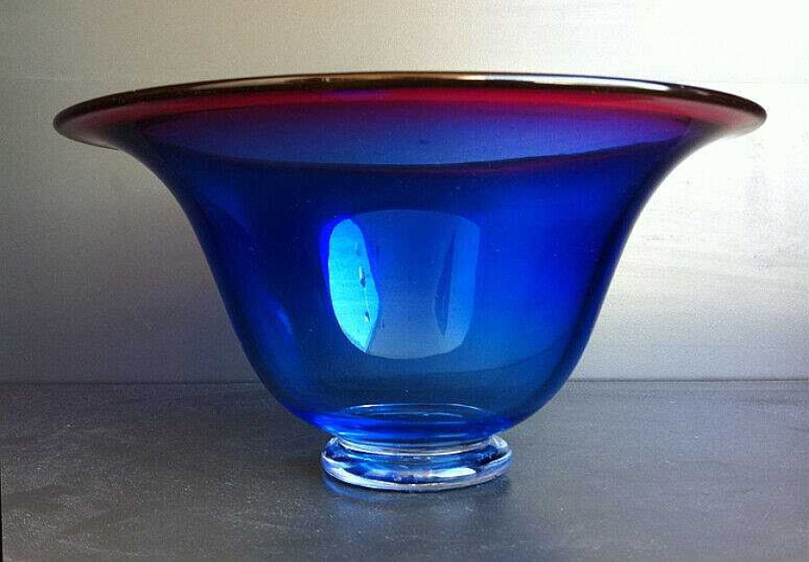 Objets EGO IMAGO | Tr S Chic Coupe En Verre Scandinave Ou Italien Signature Identifier 1958