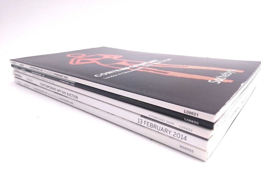 Livres EGO IMAGO | 5 Petits Catalogues Sotheby'S Contemporary Art London - New York 2009