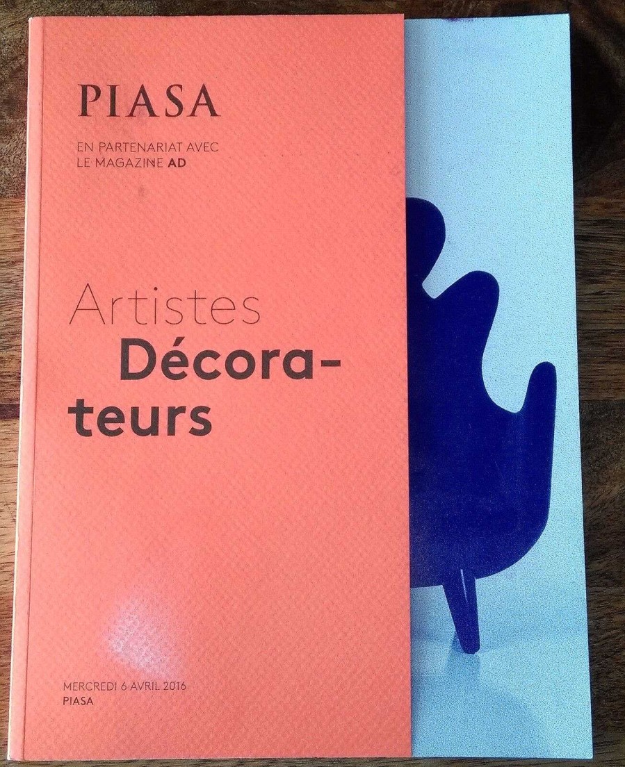 Livres EGO IMAGO | Superbe Catalogue De Ventes " Artistes D Corateurs " Piasa Paris 6 Avril 2016