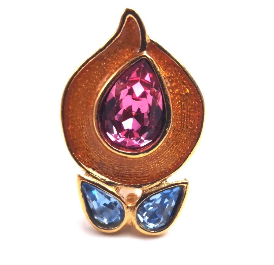 Bijoux EGO IMAGO | Yves St Laurent Paris Boucle D'Oreille Orpheline Vintage Earring X1 Couture