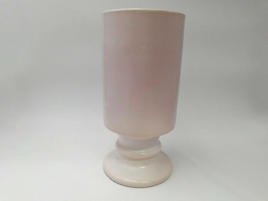 C Ramiques EGO IMAGO | Joli Vase Cylindrique Sur Pied Douche 1950'S