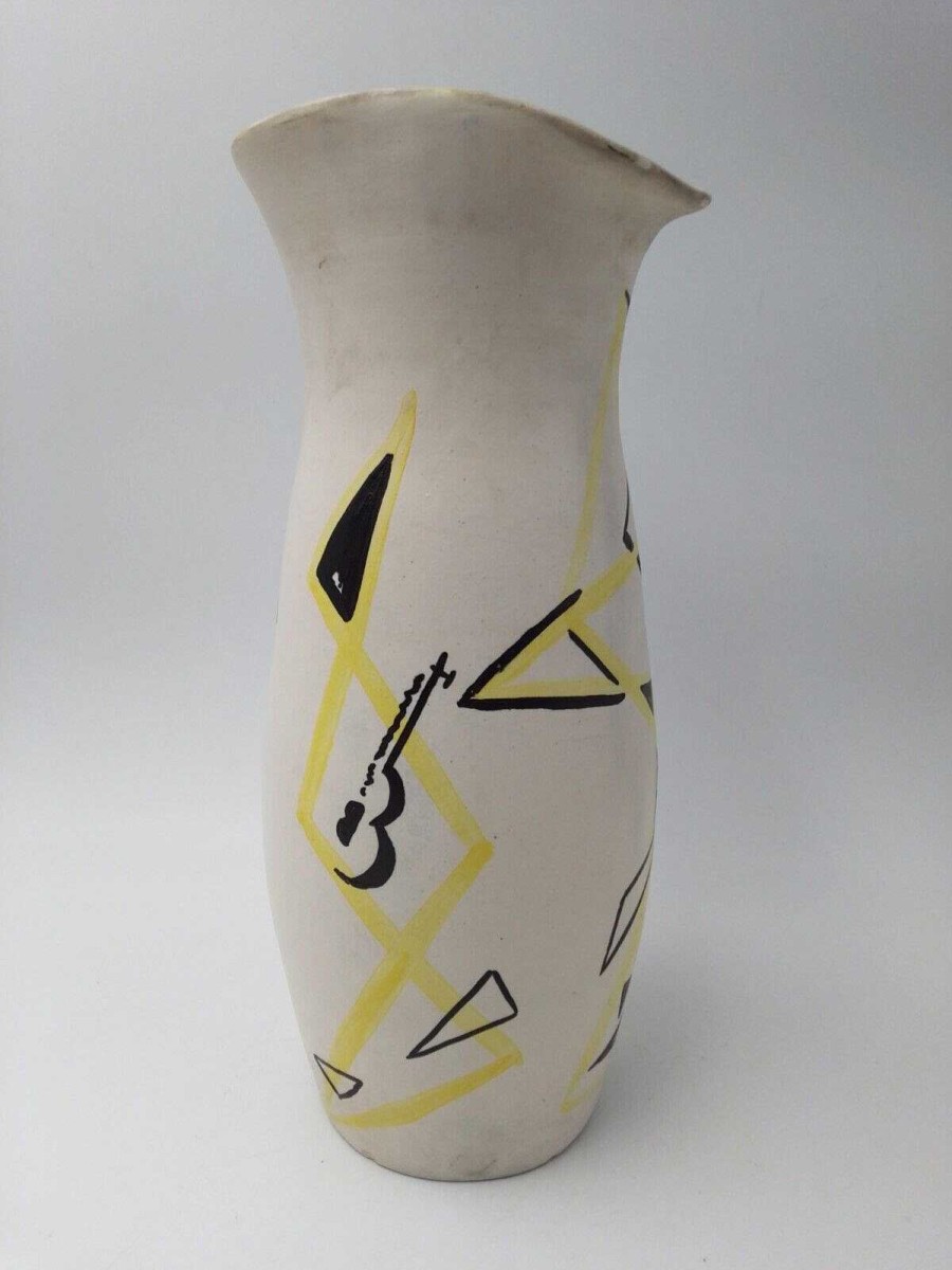 C Ramiques EGO IMAGO | Vase En C Ramique D Cor Abstrait Sign Jacques Giron Charlieu Identifier ?