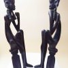 Objets EGO IMAGO | Paire De Sculptures En Bronze Contemporain Africain " Couple De Femme "