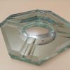 Objets EGO IMAGO | Cendrier Art Deco En Verre De Saint Gobain " Transparent " Jean Luce