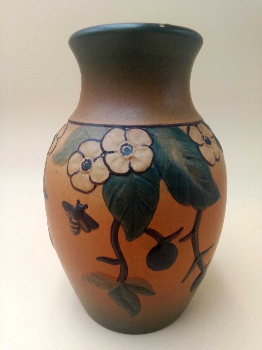 C Ramiques EGO IMAGO | Ravissant Vase En C Ramique 1920'S De P.Ipsen Danemark