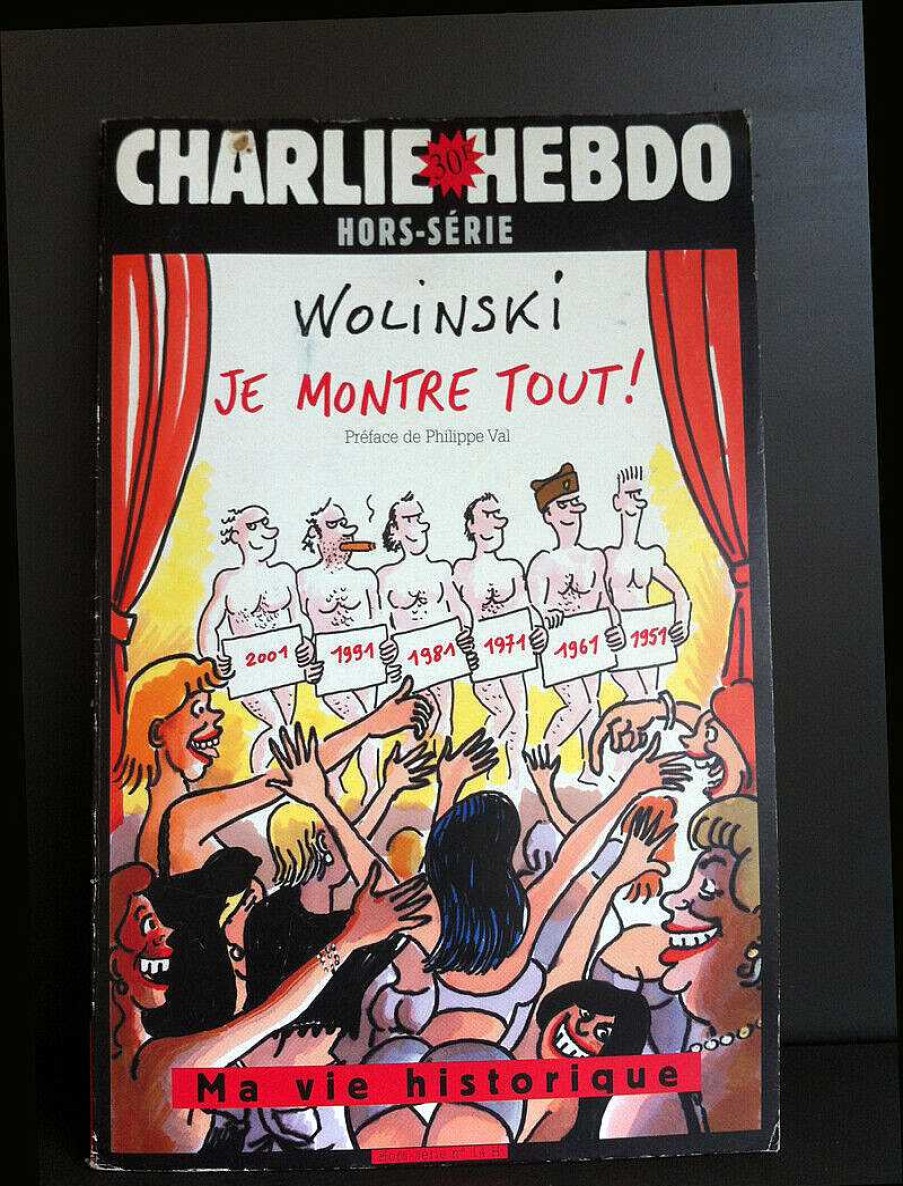 Livres EGO IMAGO | Charlie Hebdo Hors-S Rie N° 14 : Wolinski, Je Montre Tout, Ma Vie Historique